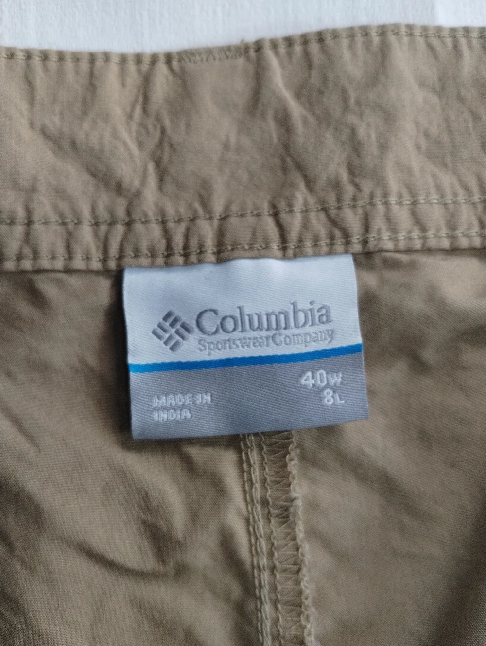 Columbia Men's Tan Flat-Front Shorts